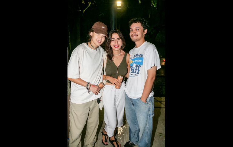 Valeria Figueroa, Ana Karen Cruz y Eduardo Díaz. GENTE BIEN JALISCO/ Jorge Soltero