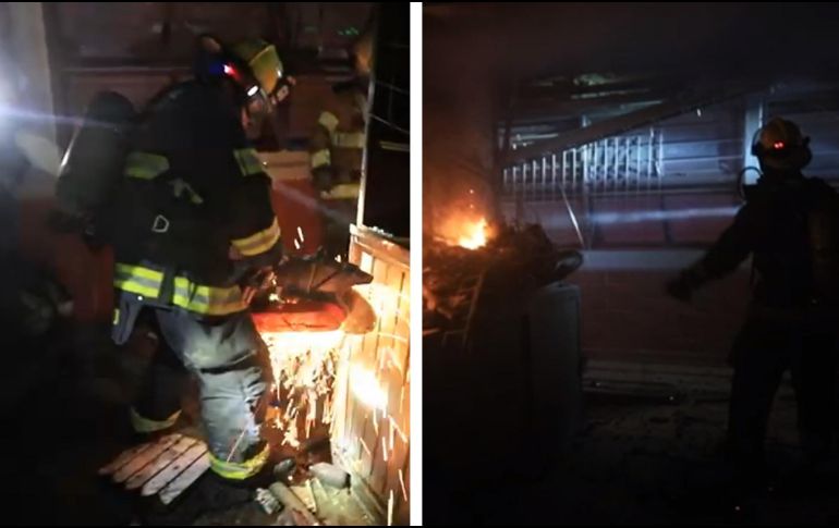 Preliminarmente, se sabe que el incendio pudo ser ocasionado por un corto circuito, pero se investigará más a fondo, concluyó Pablo Lemus. ESPECIAL / Protección Civil