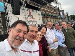 López Obrador aseguró que el proceso de elección ''ha marchado bien''. TWITTER @Claudiashein