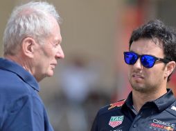 Aficionados de la F1 critican que Helmut Marko no sepa que Pérez no es sudamericano, pues México está ubicado en América del Norte. AFP / ARCHIVO