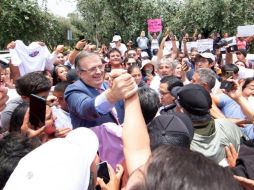 Ebrard descartó participar en la reunión privada para conocer los resultados a las 17:00 horas. ESPECIAL/@m_ebrard