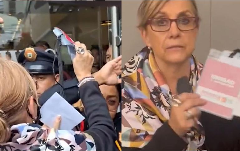 Compartió un video en cual Malú Micher menciona a los medios de comunicación que ella llevaba gafetes los cuales le permitían ingreso al lugar, sin embargo, las autoridades le negaron el acceso. ESPECIAL