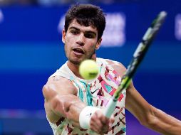 Alcaraz está a un par de victorias más de convertirse en el primer hombre que conquista títulos seguidos en Flushing Meadows. EFE/W. Oliver