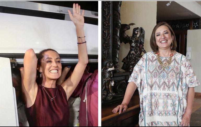 Claudia Sheinbaum ganó el proceso interno de Morena, que la conviernte en candidata para las elecciones presidenciales de México en 2024. Xóchitl Gálvez se perfila como su rival, desde la oposición. SUN / D. Simón / EL INFORMADOR / ARCHIVO