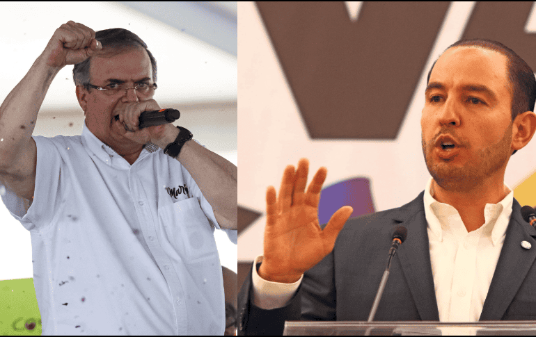 Marko Cortés le abre las puertas a Marcelo Ebrard al Frente Amplio de México. EL INFORMADOR/ ARCHIVO.