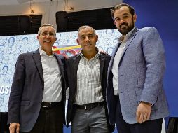 Guillermo Velasco (izquierda), Alberto Esquer (centro) y Rodrigo Solá (derecha). EL INFORMADOR/ A. Navarro