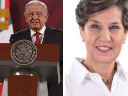 Andrés Manuel López Obrador (Presidente de México) y Isabel Allende Bussi (Senadora de Chile). SUN / C. Mejía / Twitter @iallendebussi