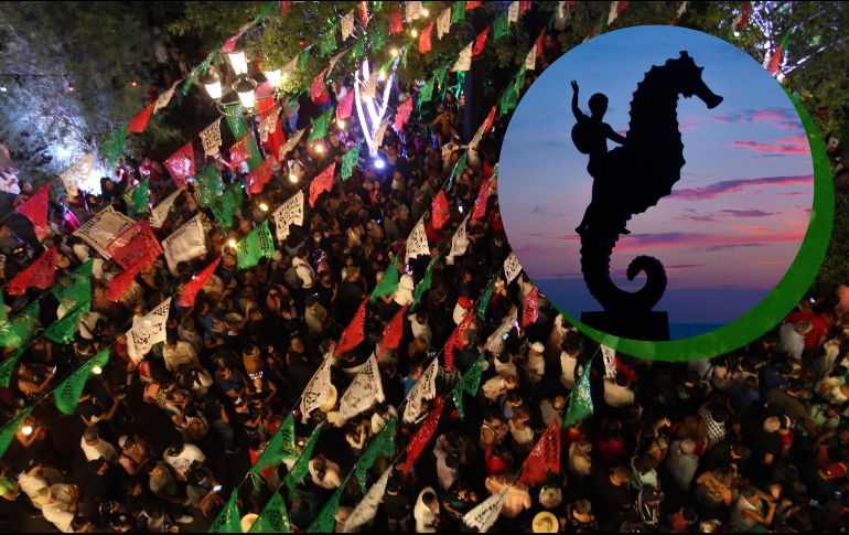 El viernes 15 de septiembre en punto de las 6:15 arrancarán los festejos del Grito de Independencia en Puerto Vallarta de este  2023. NTX / ARCHIVO