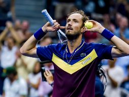 Daniil Medvedev va por su segundo título en Nueva York, donde se coronó en 2021. EFE/W. Oliver