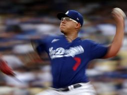 De momento no ha sido declarado culpable, pero de así serlo podría significar el fin de la carrera de Julio Urías con los Dodgers. AFP / ARCHIVO