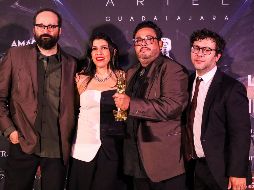 Alejandra Márquez Abella. La directora (de blusa negro con blanco) se alzó con el Ariel a Mejor Película con “El norte sobre el vacío”. EL INFORMADOR/A. Navarro