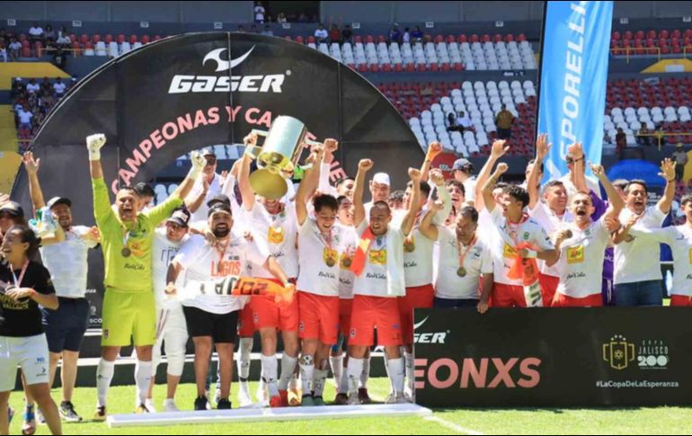 Lagos de Moreno se llevó el título de la Copa Jalisco. ESPECIAL/Gobierno de Guadalajara