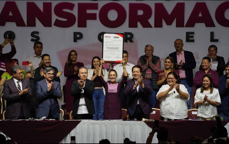 Claudia Sheinbaum instó a la necesidad de la unidad, enfatizando que solo mediante la colaboración conjunta, compartiendo los mismos principios y valores, podemos fortalecer el camino de la Transformación. CORTESÍA