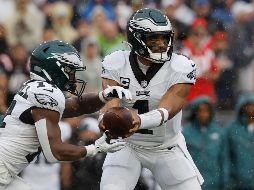 Eagles sacó un valioso triunfo. AP/Michael Dwyer