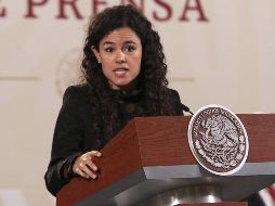 LUISA ALCALDE. La secretaria de Gobernación afirmó que el presupuesto va dirigido principalmente para tener los recursos necesarios para concluir las obras iniciadas durante esta administración. SUN / ARCHIVO