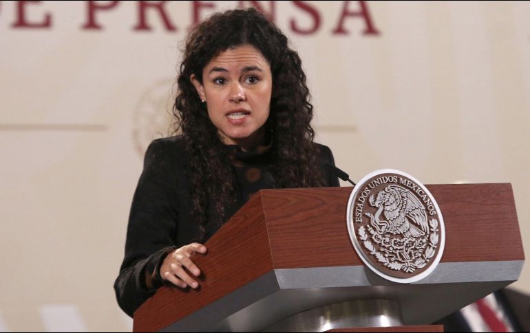 LUISA ALCALDE. La secretaria de Gobernación afirmó que el presupuesto va dirigido principalmente para tener los recursos necesarios para concluir las obras iniciadas durante esta administración. SUN / ARCHIVO