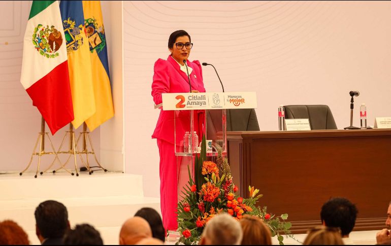 También agradeció al Gobierno de Jalisco y a la Universidad de Guadalajara por el Centro Universitario de Tlaquepaque. EL INFORMADOR/H. FIGUEROA