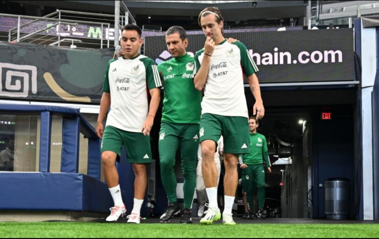 Jaime Lozano le dará minutos a otros jugadores para que tengan oportunidad de mostrarse. ESPECIAL/@@miseleccionmx