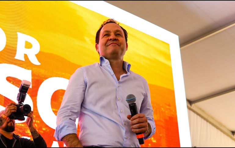 Sobre la ausencia del dirigente nacional de MC en su informe y en el de Frangie, dijo que quizá ha estado ocupado. EL INFORMADOR / A. Navarro