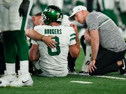 Saleh dijo al final del partido que la lesión de Rodgers era en el tendón de Aquiles y que 