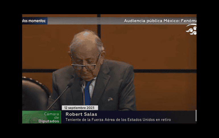 Por primera vez en México se realiza la primera audiencia OVNI, la cual busca una conseguir una legislación en el Espacio Aéreo para los Fenómenos Aéreos no Identificados. Captura de pantalla.