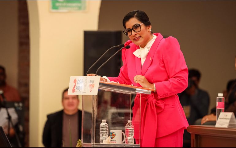 La primer edil de San Pedro Tlaquepaque también destacó los programas sociales implementados por la actual administración. EL INFORMADOR / ARCHIVO