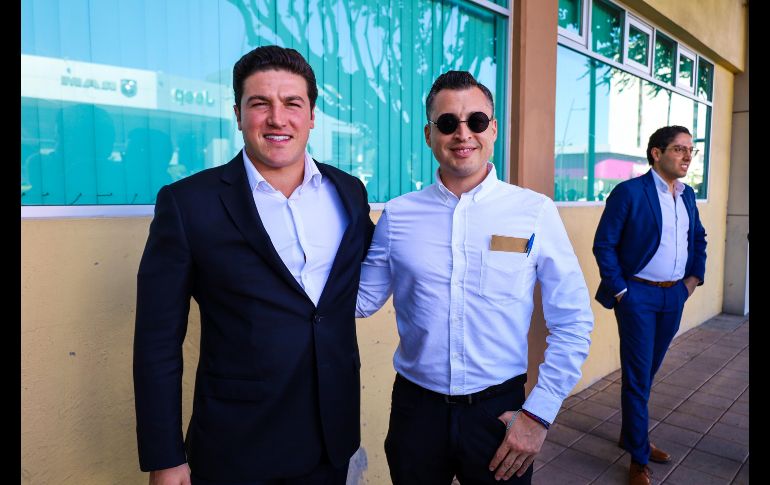 Los funcionarios regiomontanos llegaron acompañando al gobernador del Estado de Jalisco. EL INFORMADOR / A. Navarro