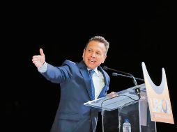 Pablo Lemus informó la reducción en los índices de delitos, entre otros logros. ESPECIAL