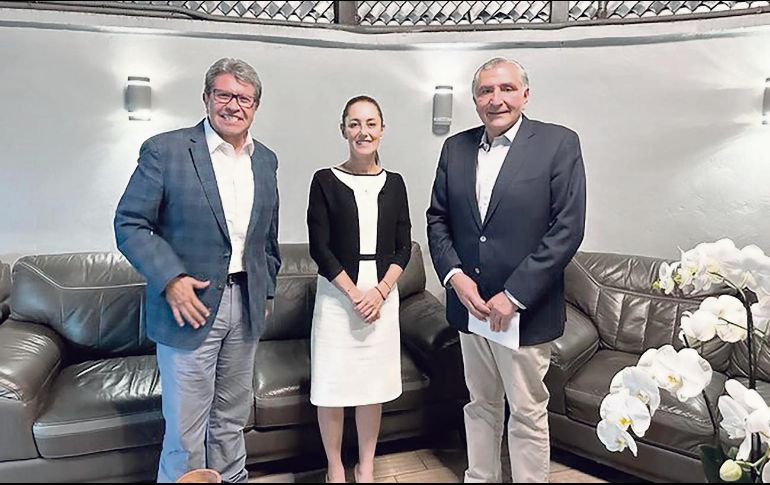 La presidenta indicó que en su momento podría hablar con ambos líderes legislativos de Morena. SUN/ ARCHIVO