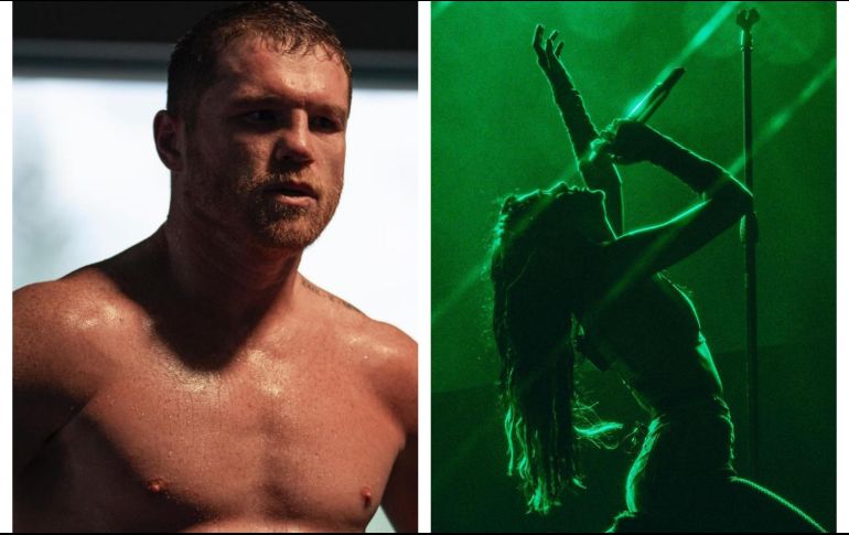 ¿Será Danna Paola la que cante el Himno Nacional de México en pelea del Canelo? ESPECIAL / Instagram @canelo /@dannapaola