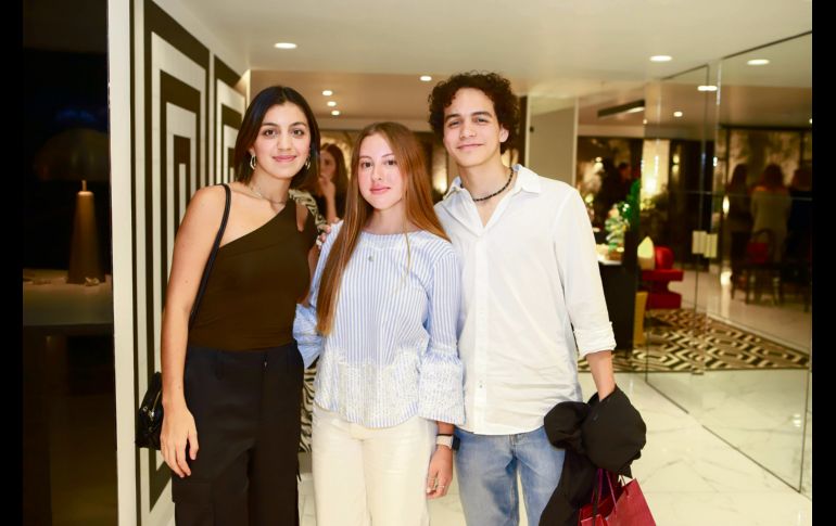 Valeria Recio, Inés Castro y Roberto Recio. GENTE BIEN JALISCO/ Tony Martínez