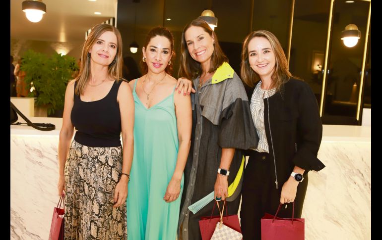 Mary Carmen Gonzalez, Leda Castro, Myriam Estrada y Sofía Barba. GENTE BIEN JALISCO/ Tony Martínez