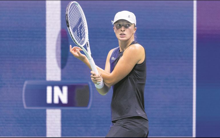 Iga Swiatek ocupa el segundo puesto en la clasificación de la WTA. AFP/C. Sipkin