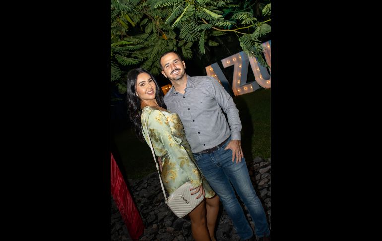 Adriana Guiza y Omar Tamayo. GENTE BIEN JALISCO/ Christian Pérez