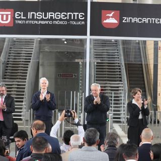 "El Insurgente": Inauguran primera etapa del tren Interurbano México-Toluca