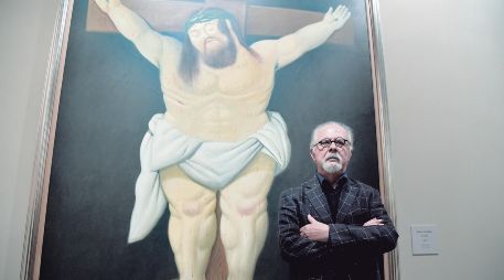 El artista es conocido por sus voluptuosas representaciones de personas y animales. AFP