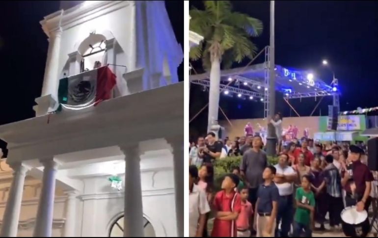 El momento ya circula en redes sociales y provocó varios comentarios de usuarios. TWITTER