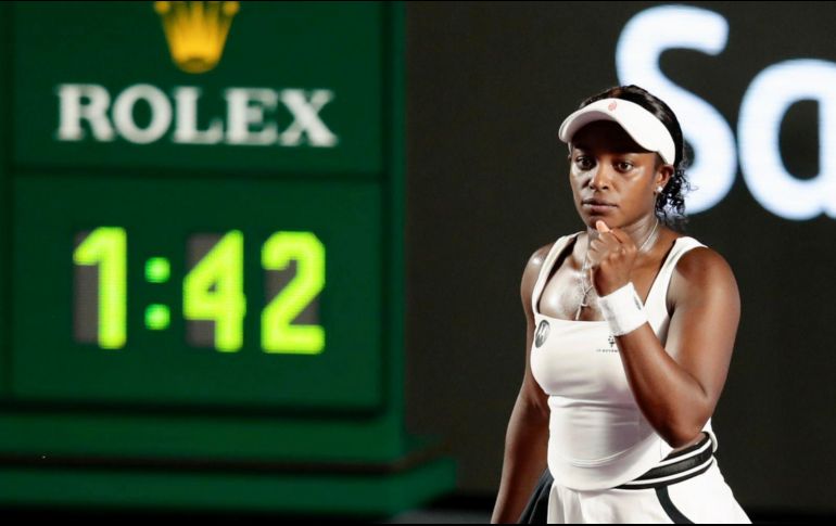 La estadounidense Stephens logró avanzar a la siguiente tras vencer a Ann Li. ESPECIAL/GDL Open AKRON