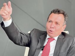 El presidente municipal de Guadalajara, Pablo Lemus Navarro, sostuvo una entrevista con este medio de comunicación en la que habló de los logros que su administración ha alcanzado en dos años de gestión. EL INFORMADOR/ A. Navarro