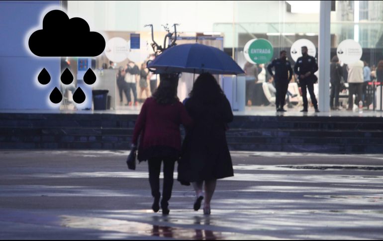 Las lluvias son probables al finalizar la jornada del día de hoy. EL INFORMADOR / ARCHIVO