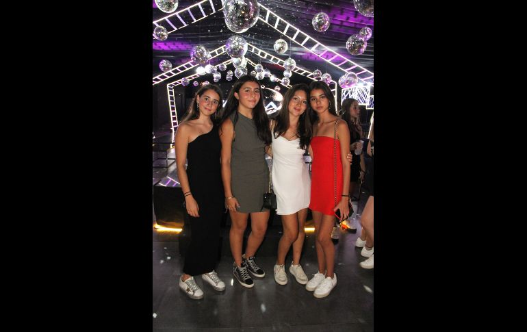 Inés Gálvez, Luciana Pimentel, Ximena Huerta e Ivanna Solís. GENTE BIEN JALISCO/ Esmeralda Escamilla