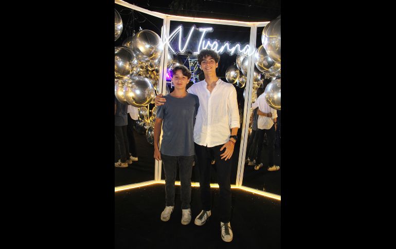 Gerónimo Parra y Álex Estévez. GENTE BIEN JALISCO/ Esmeralda Escamilla