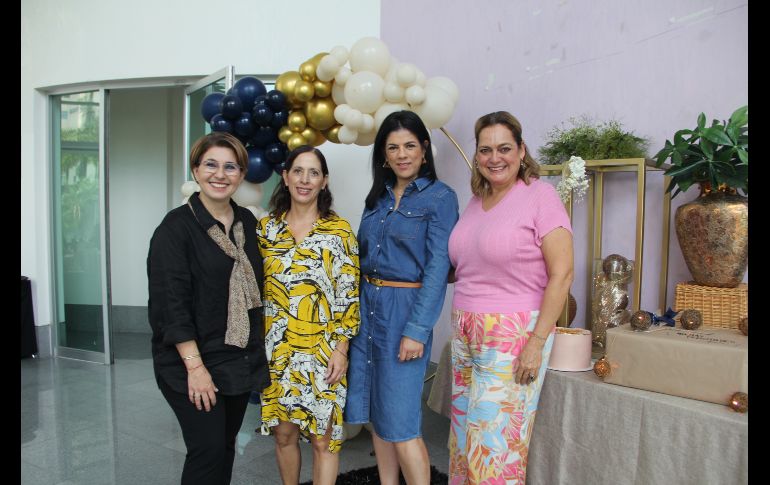 Faby Gomez, Gina Enciso, Naniko Orozco y Ana Rosa Salazar. GENTE BIEN JALISCO/ Esmeralda Escamilla