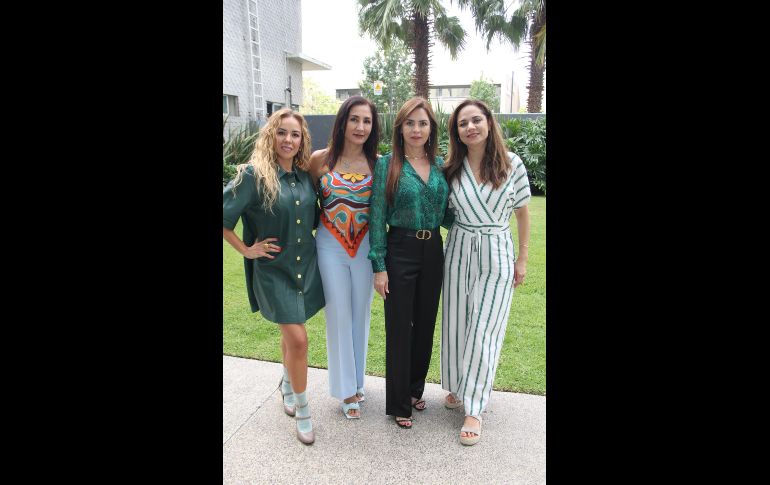 Karla Benítez, Belinda Ortega, Ana Montes y Maru Coronado. GENTE BIEN JALISCO/ Esmeralda Escamilla