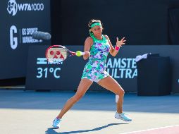 Caroline Garcia, la tenista francesa y tercer mejor sembrada del GDL Open AKRON, se convirtió en la segunda semifinalista del torneo. EL INFORMADOR / A. Navarro