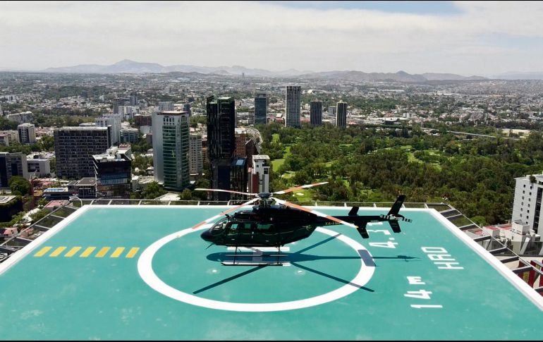 Los helipuertos brindan todos los elementos para que las personas aterricen de forma correcta. CORTESÍA/ Aviacopter