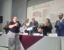 María Guadalupe Aguilar agradeció hacer visible el problema de la desaparición forzada. EL INFORMADOR/ J. Velazco