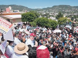 Marcelo Ebrard inició sus recorridos por el país con su asociación El Camino de México. EL UNIVERSAL