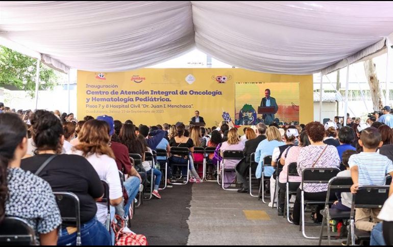 Inauguracion del Centro de Atencion Integral de Oncologia y Hematologia del Hospital Civil. EL INFORMADOR/H.FIGUEROA