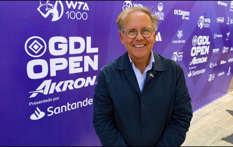 Gustavo Santoscoy Arriaga agradeció nuevamente a la afición tapatía, que dio una muestra de que ha adoptado al tenis como deporte a seguir. EL INFORMADOR/A. Navarro